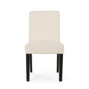 Contemporary Dining Chair With Upholstered Seating and Tapered Legs