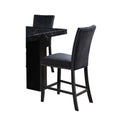Mikha - Bar Stools (Set of 2) - Black by HouseOfZazla