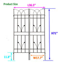 Metal Garden Trellis Rustproof For Climbing Plants Outdoor Flower Support by Unique Piece Furniture