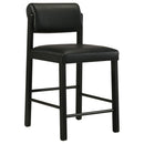 Hamlyn 5-piece Round Wood Counter Height Dining Set Black