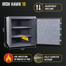 Large Office Safe - Gray by HouseOfZazla