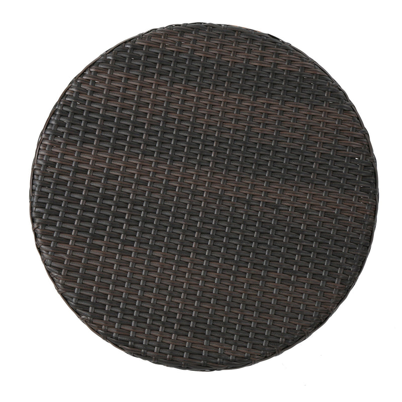Kenneth 3 Pieces Chat Set Outdoor Furniture - Brown Multi, photo 2 of 18