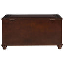 Ornate - Deep Flip Open Storage Cedar Chest With Cedar Lining - Brown by HouseOfZazla