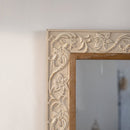 Vintage Carved Pattern Rectangular Wall Mirror