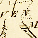 Vintage Map of Connecticut 1795