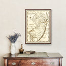 Vintage Map of New Jersey 1795