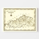 Vintage Map of Kentucky 1795