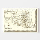 Vintage Map of Pennsylvania 1795