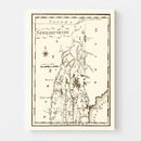 Vintage Map of New Hampshire 1795