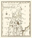 Vintage Map of New Hampshire 1795
