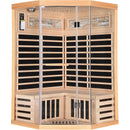 Double Sauna Room With Carbon Heating Plates - White Oak by HouseOfZazla