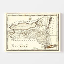 Vintage Map of New York 1795