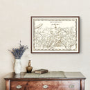Vintage Map of Pennsylvania 1795