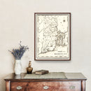 Vintage Map of Rhode Island 1795