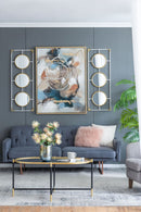 3 Mirror Piece Wall Mirror InRectangular Frame, Home Wall Decor For Bedroom Living Room by Unique Piece Furniture