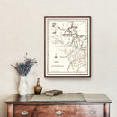 Vintage Map of the Northwest Territory 1795
