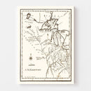 Vintage Map of the Northwest Territory 1795