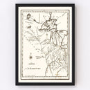 Vintage Map of the Northwest Territory 1795