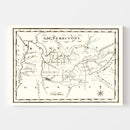 Vintage Map of the Southwest Territory 1795