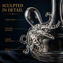 Octopus Tentacle Glass Decanter Handcrafted Decorative