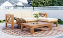 Topmax Outdoor Patio Wood 5-Piece Sectional Sofa Seating Group Set by HouseOfZazla