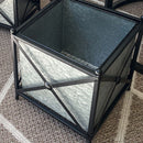 LARGE Galvanized Metal Cross Frame Planters, Set of 3 by Decor Steals