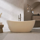 65 Inch Artificial Stone Solid Surface Freestanding Bathroom Bathtub
