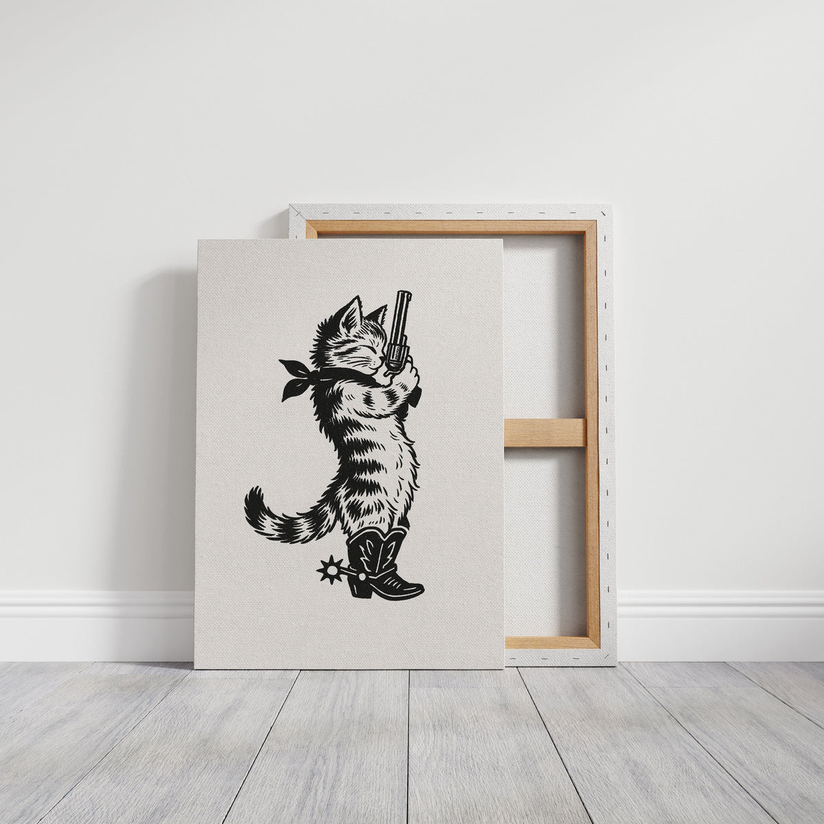 Purrpare for Trouble – Cowboy Cat Sheriff Print, photo 15 of 19