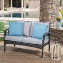 Honolulu - Loveseat - Gray / Silver