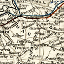 Vintage Map of New York 1840