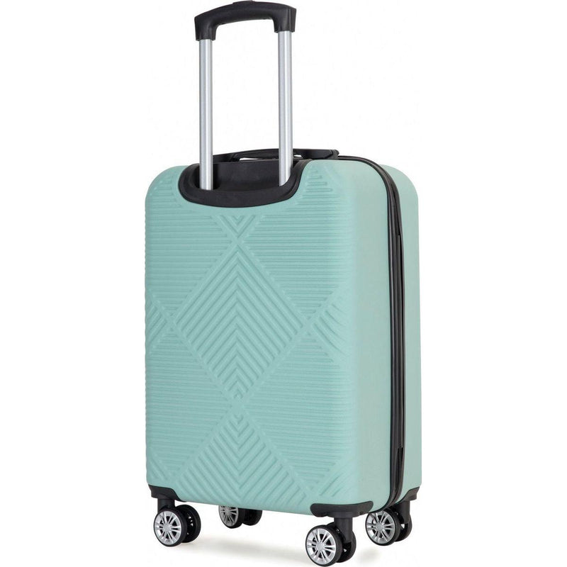 2Piece Luggage Sets ABS Lightweight Suitcase, Spinner Wheels, (20/14) LIGHT BLUE