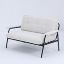 Modern Metal Frame Sofa With Sponge Filling For Compact Spaces And Versatile Use by HouseOfZazla