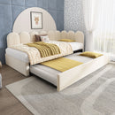 Upholstered Daybed With Metal Slatted Base by HouseOfZazla