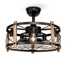 20'' Cage Ceiling Fan With Remote Control by HouseOfZazla