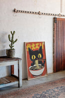 Retro Ramen Cat Poster – Japanese-Inspired Noodle Lover Wall Art