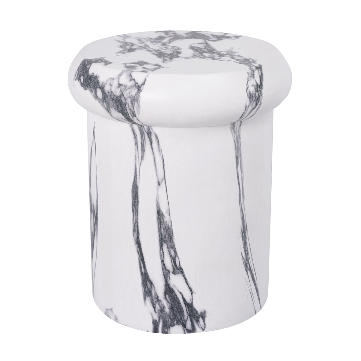 18.11"H Sculptural MGO Side Table, photo 5 of 10