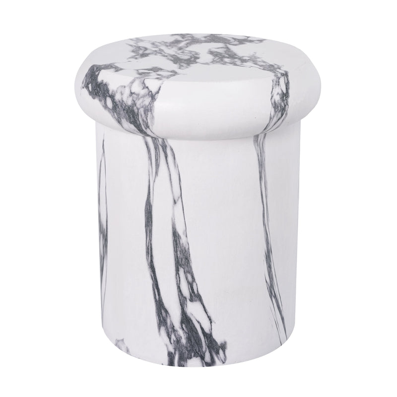 18.11"H Sculptural MGO Side Table, photo 5 of 10