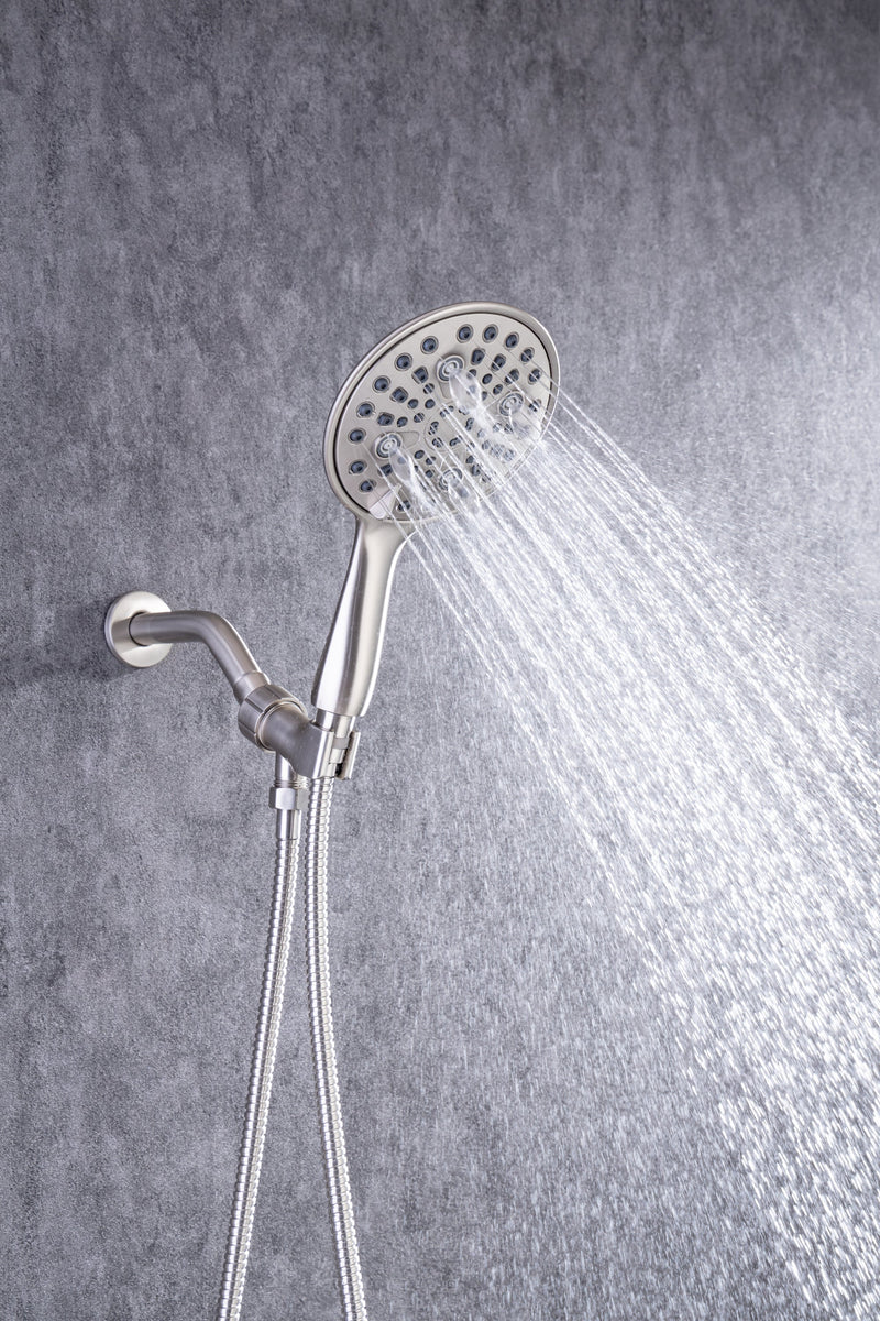 6 In. Detachable Handheld Shower Head Shower Faucet Shower System