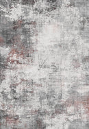 Toucan - 5' X 7' Washable Non - Slip Area Rug - Ivory / Dark Gray
