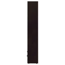 Skylar 71-inch 5-shelf Bookcase with Drawer Cappuccino
