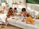 RUBIK V 4 Seats with 2 Ottomans & Pet Bed Module by LINSY HOME