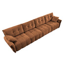 Modern Sofa & Pillows, Textured Cover, High Rebound Cushions by HouseOfZazla