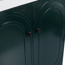 Modern Freestanding Bathroom Vanity With Soft Close Cabinet Doors by HouseOfZazla