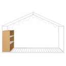 Bed House Frame With Shelves And Lights by Unique Piece Furniture