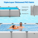 690/978/1158/1617 Gal Outdoor Family Swimming Pool with Metal Frame by LJGDeals