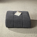 Chosen - Ottoman - Gray Chenille