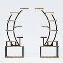9 Tiered Indoor Plant Stand With 5 Adjustable Grow Lights by HouseOfZazla