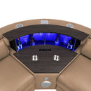 Nova - Sectional With Bluetooth Speaker, LED And Lifting Wine Cabinet by HouseOfZazla