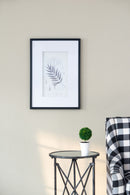 Botanical Wall Art Prints, Home Decor For Living Room Dining Room, Bedroom, Hallway (Set of 4) - White / Black by HouseOfZazla