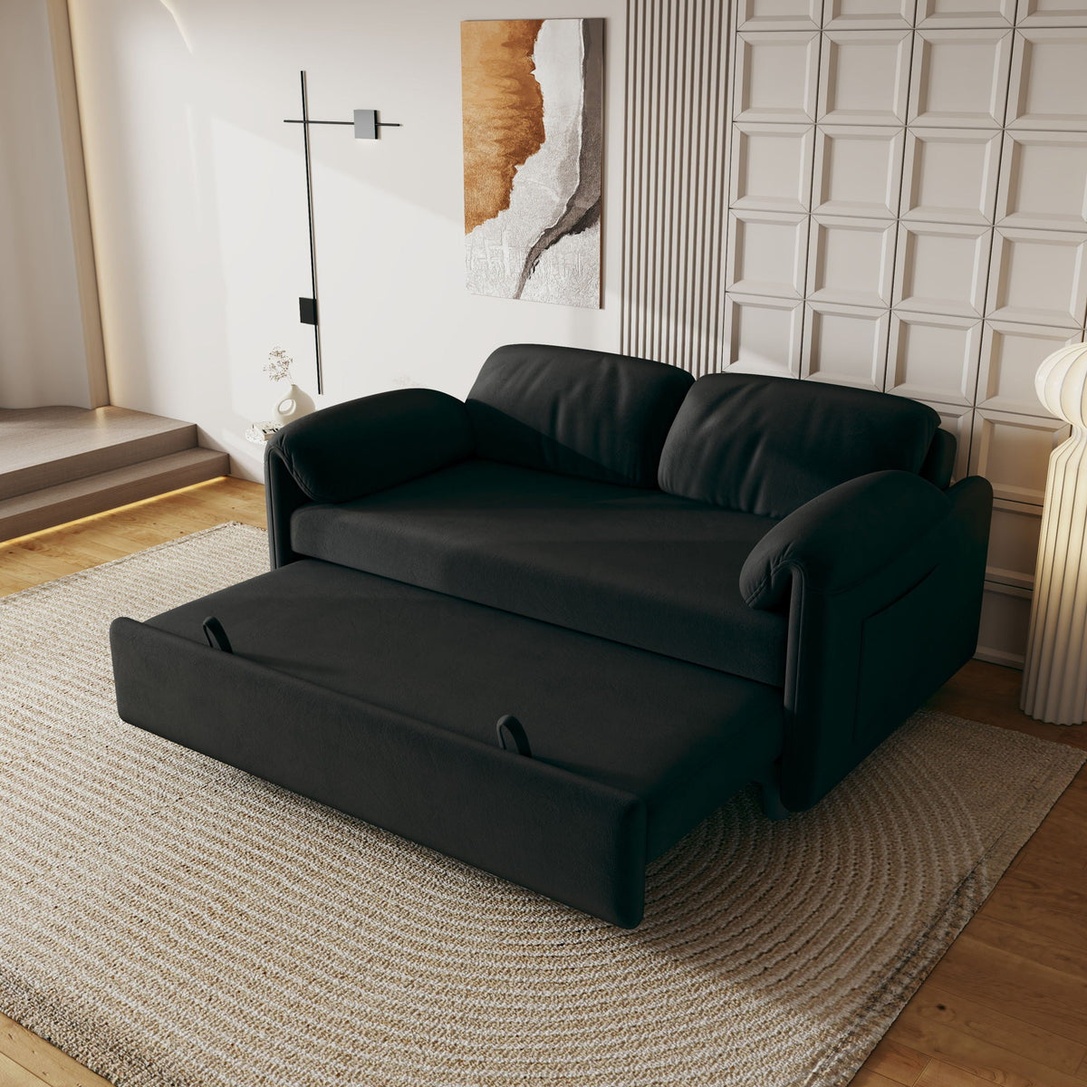 Sofa, Dual Purpose Lounge With Retractable Queen Size Bed, photo 19 of 40